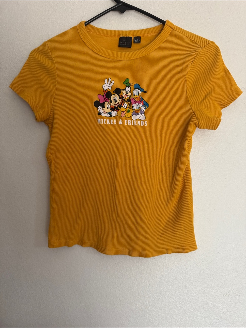 Disney Mustard Mickey & Friends Short Sleeve Tee - Kids